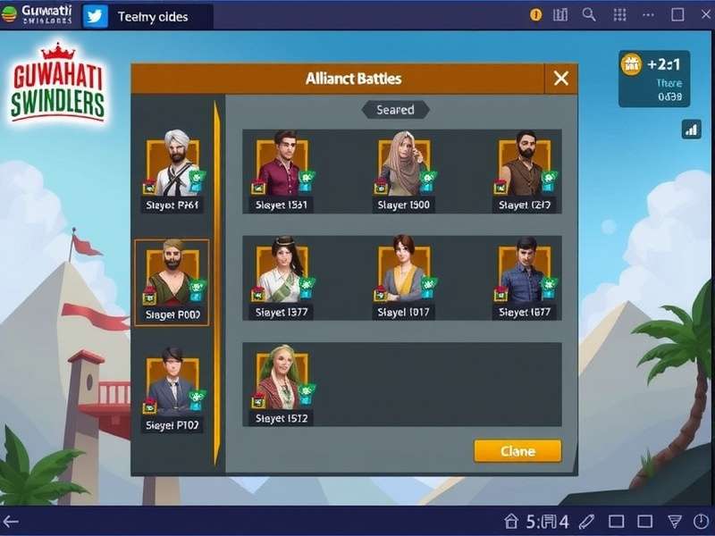 Guwahati Swindlers Game Interface